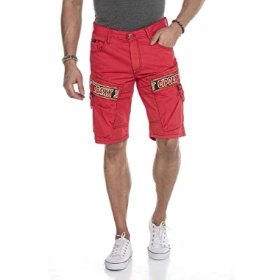 Abbildung von Cipo &amp; Baxx Shorts, Herren, Größe: 29, Red
