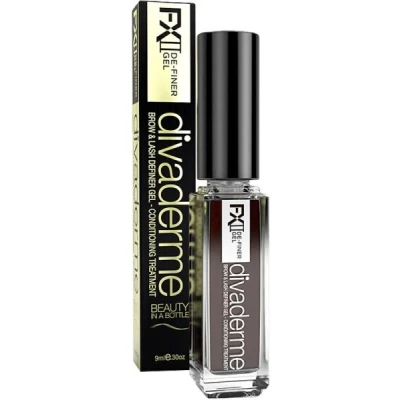 Abbildung von Divaderme AUGENBRAUENU. Wimpernfarbe FXII Definer GEL BROW &amp; L Augenbrauengel, Damen, Größe: 9 ml, Braun