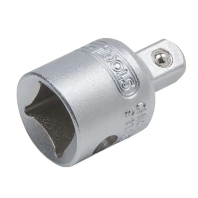 Abbildung von KS TOOLS 911.3897 E Reduzieradapter, Knarre 6,3 (1/4&quot;) 30 Chrom Vanadium Stahl 3/8