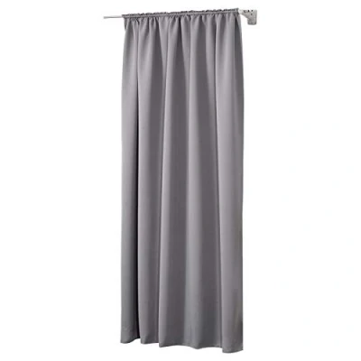 Abbildung von WOLTU Thermovorhang kälteschutz Verdunklungsvorhang Blickdicht mit Kräuselband für Schiene, 250g/m² Schwere Wärmeisolierende Vorhänge Gardinen Wohnzimmer Schlafzimmer, 135x245 cm Grau (1 Stück)