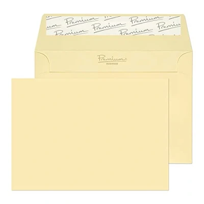 Abbildung von Blake Premium Business 51155 Briefumschläge Haftklebung Vellum Wove C6 114 x 162 mm 120 g/m² 50 Stück