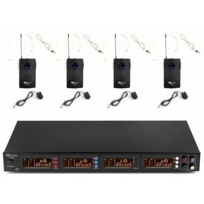 Abbildung von Power Dynamics PD504B digitales drahtloses Mikrofonsystem mit 4