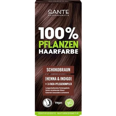 Abbildung von SANTE Haarfarbe Pflanzen SCHOKOBRAUN, Braun, 100 g