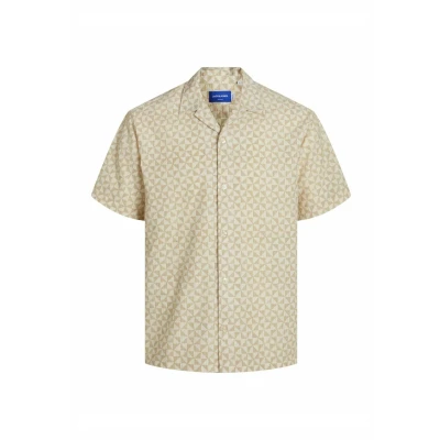 Abbildung von Jack &amp; Jones Jorluke Resort Hemd, Herren, Größe: Medium, Buttercream