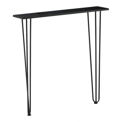 Abbildung von en.casa Konsolentisch, »Kokemäki« Flurregal mit Hairpinlegs 82x80x18 cm Schwarz