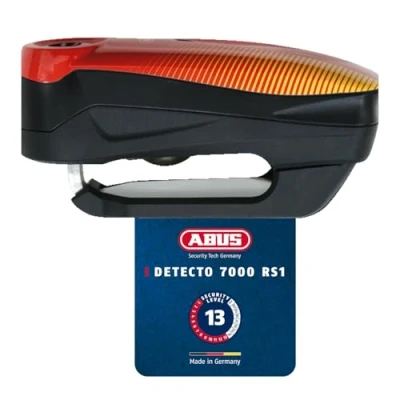Abbildung von Abus Detecto 7000 RS1 Sonic Red Motorrad schlösser