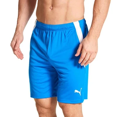 Abbildung von PUMA Herren Teamliga 8&quot; Shorts, Electric Blue Lemonade White, XL