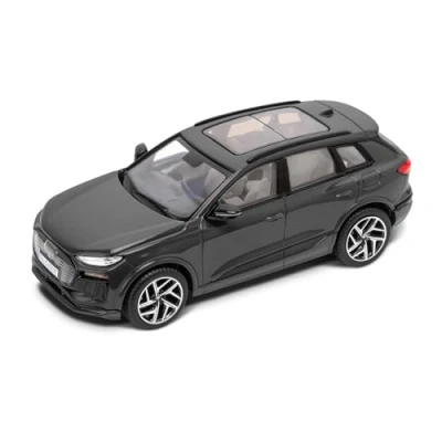 Abbildung von Audi 5012326631 Modellauto Q6 e tron Miniatur Modell, Maßstab 1:43, grau