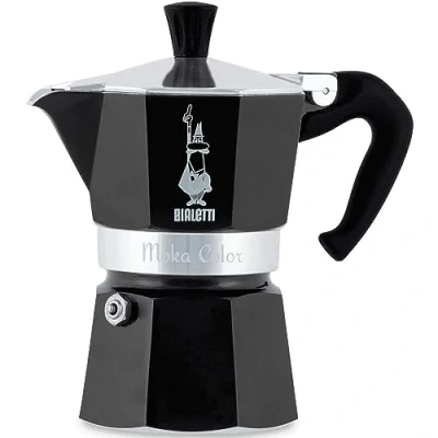 Abbildung von BIALETTI Espressokocher &quot;Moka Express&quot;, 0,13 l Kaffeekanne, Aluminium, in hochwertiger Lackierung, 1 Tasse