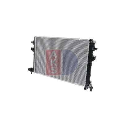 Abbildung von AKS DASIS 480002N Kühler, Motorkühlung 620 407 16 Kühlrippen gelötet VOLKSWAGEN: Golf 7 Schrägheck, Variant, Passat B8 Variant