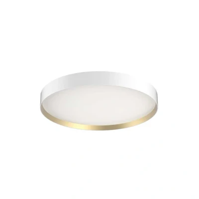 Abbildung von LOOM DESIGN LED Deckenleuchte Lucia, weiß/goldfarben Ø 60 cm