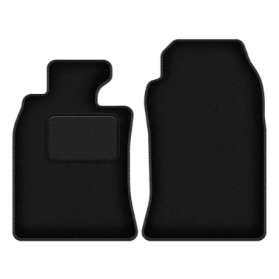 Abbildung von Wielganizator Automatte Passend für Mini Cooper R52 Cabrio 2004 2008 Velours Autozubehör Praktische Fußmatte Auto 2 teilig schwarz