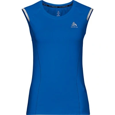 Abbildung von Odlo Damen Zeroweight Ceramico Crew Neck T Shirt, Energy Blue, XS