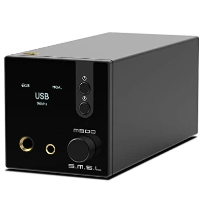 Abbildung von SMSL M300SE(Upgraded),Zwei CS43131 Chip MQA Audio Decoder Ohr Verstärker All in one,Dritte Generation XMOS,PCM768kHz/32bit DSD256,DOP64,5 PCM Filter,True Balanced Output XLR,THD+N 117dB