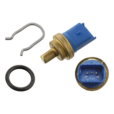 Abbildung von FEBI BILSTEIN 36066 Kühlmitteltemperatursensor Blau mit Haltefeder, Dichtung PEUGEOT: 206 Schrägheck, SW, 306 Schrägheck