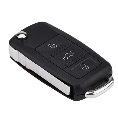 Abbildung von Fernschlüsselanhänger, Qiilu 3 Knopf Auto Fernbedienung Schlüsselanhänger 433Mhz ID48 Chip für Golf/Jetta/Octavia 1K0959753G