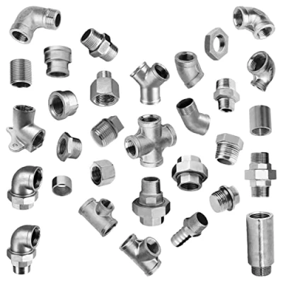 Abbildung von 1/2 Zoll Gewinde Fittings aus Edelstahl &gt; Bogen 90 AG Rohr