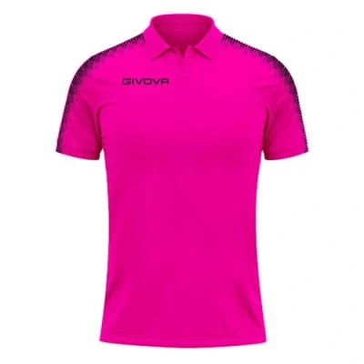 Abbildung von GIVOVA Unisex Polo Club Sweatshirt, Fuchsia/Noir,