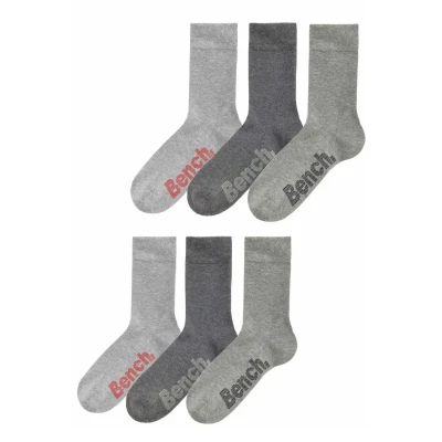 Abbildung von BENCH Bench. Socken (6 Paar) mit verschiedenfarbigen Logos