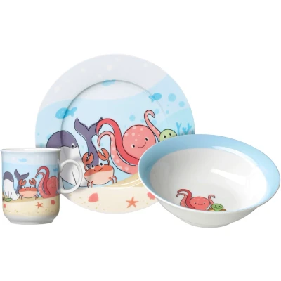 Abbildung von Ritzenhoff &amp; Breker Kindergeschirr Set &quot;Unterwasserwelt&quot;, (Set, 3 tlg.), im dekorativen Geschenkkarton
