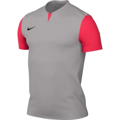 Abbildung von Nike Short Sleeve Soccer Jersey M Nk Df Trophy V JSY Ss, Pewter Grey/Bright Crimson/Black, DR0933 052, L
