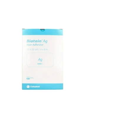 Abbildung von Biatain Ag Schaumverband 10x20cm nicht haftend