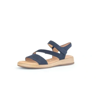 Abbildung von Gabor Riemchensandale &quot;RHODOS&quot;, Sommerschuh, Sandalette, Keilabsatz, in Bequemweite G (weit)