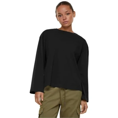 Abbildung von Urban Classics Langarmshirt, Damen, Größe: XS, Black