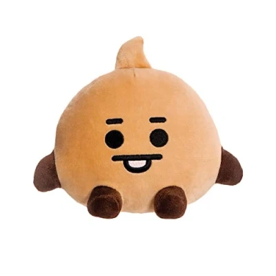 Abbildung von AURORA, 61475, BT21 Official Merchandise, Baby SHOOKY Sitzende Puppe, 20,3 cm, Plüschtier, Braun