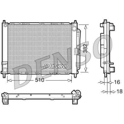 Abbildung von Kühlermodul DENSO DRM23102