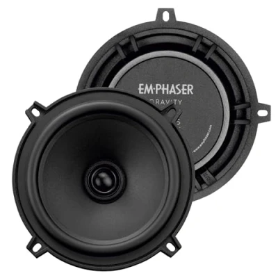 Abbildung von EMPHASER ECX G5 13 cm / 5“ Auto Lautsprecher, Koaxial System für PKWs und Reisemobile, Sound Armaturenbrett, Türen, Heck, geringe Einbautiefe, 80 Watt RMS, 1 Paar