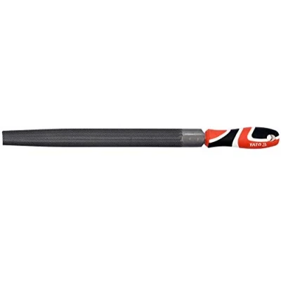 Abbildung von YATO Profi Metallfeile YT 62261 halbrund, rau, lange Klinge 300 mm, Stahl T12