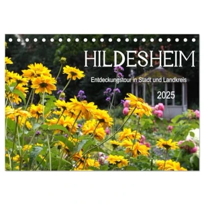 Abbildung von Hildesheim Entdeckungstour in Stadt und Landkreis (Tischkalender 2025 DIN A5 quer), CALVENDO Monatskalender