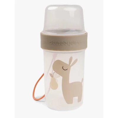 Abbildung von Done By Deer Lalee To Go Two Way Snackbehälter, Sand