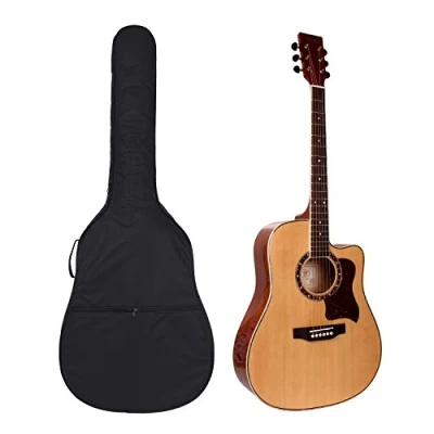 Abbildung von 41&quot; Gitarrentasche,Gitarre Taschen Guitar Gig Bag Für Akustikgitarre und Klassikgitarren Rucksack Design Gitarrenzubehör