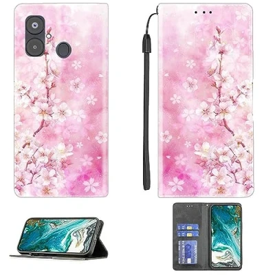 Abbildung von Handyhülle für INOI A63 Gehäuse Kompatibel mit Handytasche Flip Case PU Leder Wallet CPT5