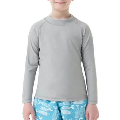 Abbildung von MEETWEE Boy&#039;s Swimsuit Rash Vest Swimming Shirts for Boys Long/Short Sleeve UPF 50+ Sun Protection Guard 5 15 Years