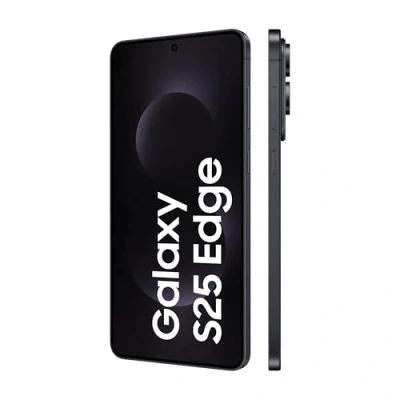 Abbildung von Samsung Galaxy S25 Edge AI Smartphone mit AI, Ohne Vertrag, Handy Android, 12 GB RAM, 512 Speicher, 200 MP Kamera, Titanium JetBlack, 3 Jahre Herstellergarantie [Exklusiv auf Amazon]