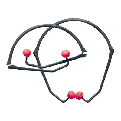 Abbildung von Honeywell 1005952 Howard Leight PerCap® Band Ohrstöpsel, faltbar, Einweg ovale Polsterform, SNR 24, geeignet für Armee, Verteidigung/Bauwesen/Bergbau/Energie (1 Stück)