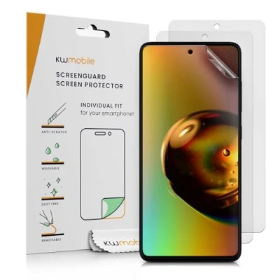 Abbildung von kwmobile 3X Folie matt kompatibel mit Samsung Galaxy A51 Displayschutzfolie Schutzfolie Displayschutz Displayfolie entspiegelt
