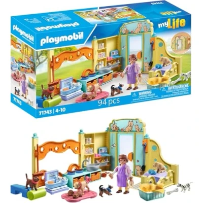 Abbildung von Playmobil® Welpenhaus (71743), Playmobil My Life Konstruktions Spielset, (94 St)