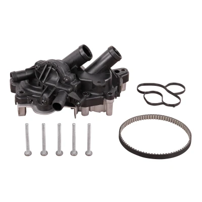 Abbildung von VEMO V15 99 2131 Wasserpumpe + Zahnriemensatz mit Dichtungen Riemen, Thermostat, Schrauben 87 VOLKSWAGEN: Golf 7 Schrägheck