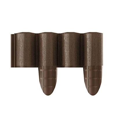 Abbildung von Cellfast Eco Gartenpalisade braun 17cm x 2,4m 5 Teile (34 031)