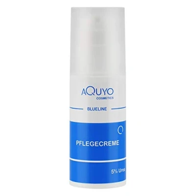 Abbildung von Blueline 5% Urea Creme für trockene Haut, Körpercreme bei Schuppenflechte oder Neurodermitis, Pflegecreme gegen Juckreiz, Hautcreme Hautunreinheiten und Hautausschlag (100ml Airless Spender)