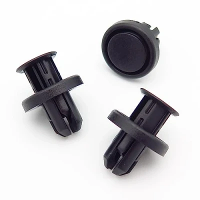 Abbildung von VVO Fasteners Schwarz Kunststoff Clips. Innenraumsäulenverkleidung. Kompatibel mit einigen Toyota RAV4, Prius, (Packung 10 Clips)