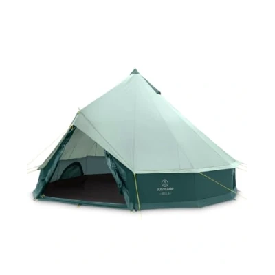 Abbildung von JUSTCAMP Bell 8 Tipi Zelt für Gruppen, Familien oder Camping bis zu Personen, Mint