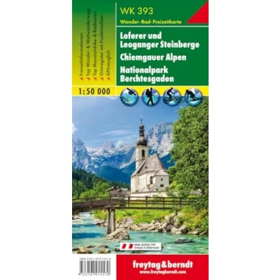Abbildung von WK 393 Loferer und Leoganger Steinberge Chiemgauer Alpen Nationalpark Berchtesgaden, Wanderkarte 1:50.000: Wandel en fietskaart 1:50 000 (freytag &amp; berndt Wander Rad Freizeitkarten)