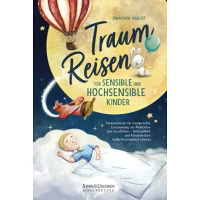 Abbildung von Traumreisen für sensible und hochsensible Kinder: Fantasiereisen kindgerechte Entspannung, als Meditation zum Einschlafen Achtsamkeit Konzentration bedürfnisorientiert stärken