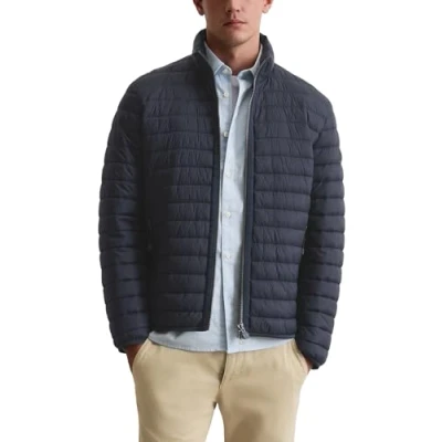 Abbildung von Marc O&#039;Polo Stehkragenstepp MIT Wattierung VON Unifi Repreve Winterjacke, Herren, Größe: Large, Dark navy