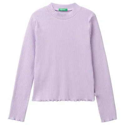 Abbildung von United Colors of Benetton Mädchen M/L 3f1ac203o T Shirt, violett, 120 cm